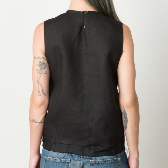 Simon Miller Terra Linen Double Layer Top - Picture 5 of 8